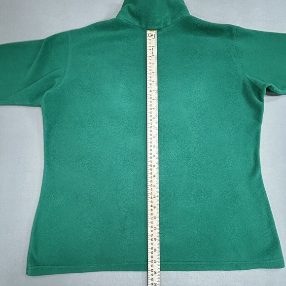 Patagonia Jacket Women's XL Kelly Green Micro D 1/4 Zip Fleece Pullover Casual - Picture 5 of 11